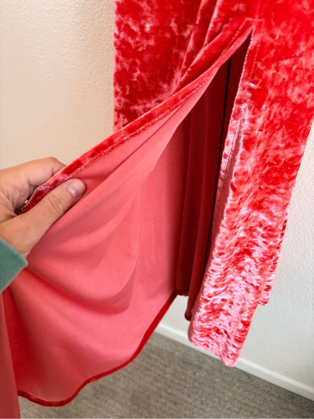 Free People Deja Velvet Midi Dress - Picture 8 of 12